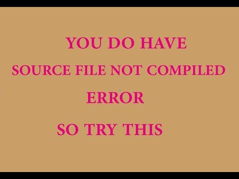 Error Source File Not Compiled Dev C++